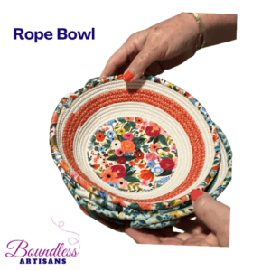 Boundless Artisans Rope Bowl